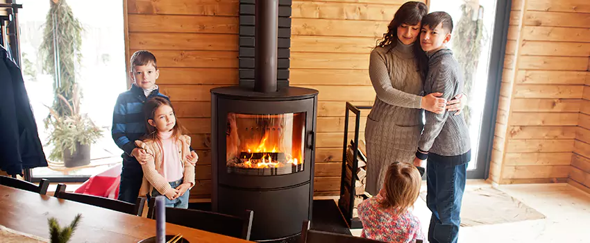 Morso Cast Iron Fireplace Insert Installation in East Peoria, Illinois