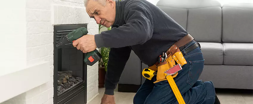New Indoor Fireplace Installation in East Peoria, Illinois