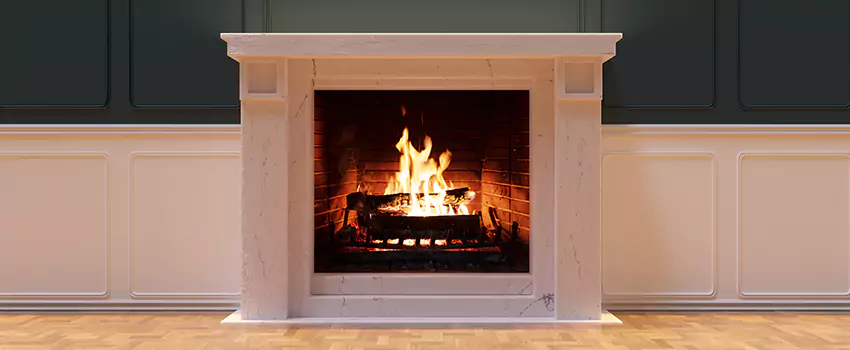 Open Flame Wood-Burning Fireplace Installation Services in East Peoria, Illinois