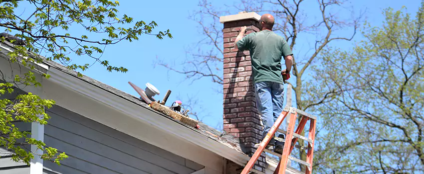 Vinyl and PVC Chimney Flashing Installation in East Peoria, IL