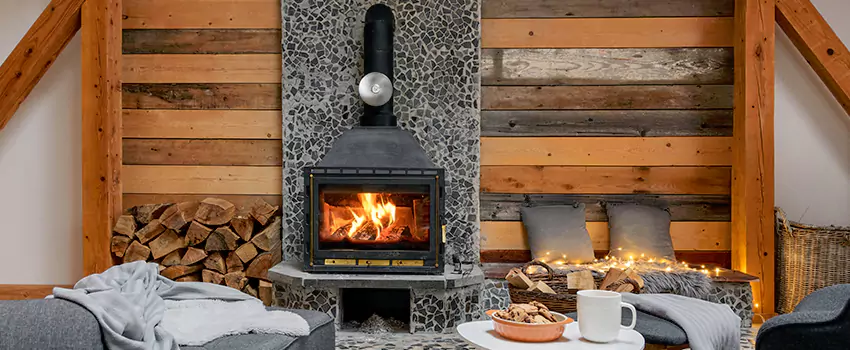Thelin Hearth Products Direct Vent Gas Stove Fireplace Inspection in East Peoria, Illinois