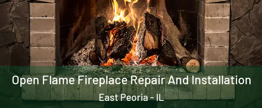  Open Flame Fireplace Repair And Installation East Peoria - IL